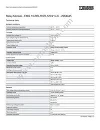 2964445 Datasheet Page 2