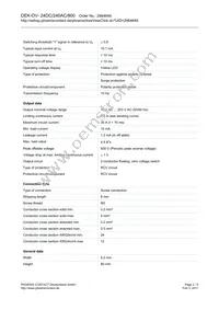 2964649 Datasheet Page 2