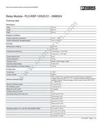 2966524 Datasheet Page 2