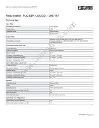 2967167 Datasheet Page 2