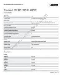 2967329 Datasheet Page 2