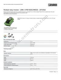 2972932 Datasheet Cover