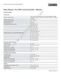 2987024 Datasheet Page 3