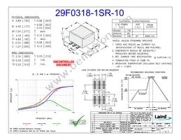 29F0318-1SR-10 Datasheet Cover