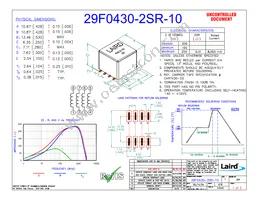 29F0430-2SR-10 Datasheet Cover