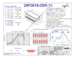 29F0818-0SR-10 Datasheet Cover