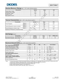 2DA1774QLP-7 Datasheet Page 2
