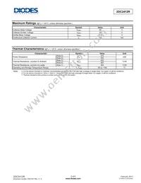 2DC2412R-7 Datasheet Page 2