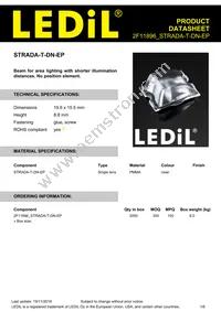 2F11896_STRADA-T-DN-EP Datasheet Cover