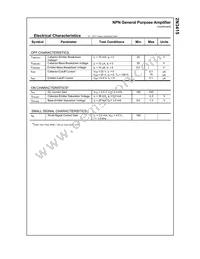 2N3415_D75Z Datasheet Page 2