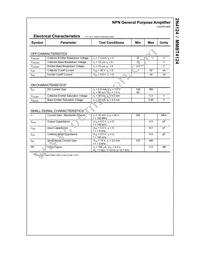 2N4124TAR Datasheet Page 2