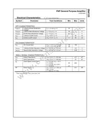 2N4125TAR Datasheet Page 2