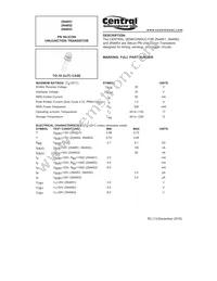 2N4853 Datasheet Cover