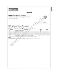 2N4953_D26Z Datasheet Cover