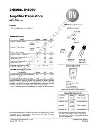 2N5088RLRAG Datasheet Cover