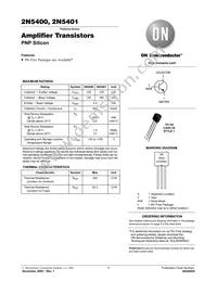 2N5401 Datasheet Cover