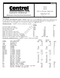 2N5794 Datasheet Cover