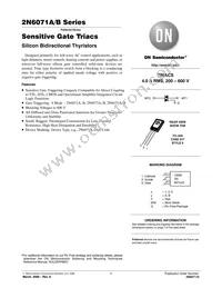 2N6071BT Datasheet Cover