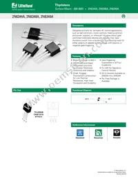 2N6344AG Datasheet Cover