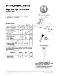 2N6517RLRP Datasheet Cover