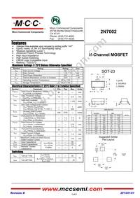 2N7002-TP Datasheet Cover