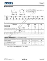 2N7002A-7 Datasheet Page 2