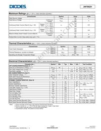 2N7002H-13 Datasheet Page 2