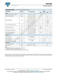 2N7002K-T1-E3 Datasheet Page 2