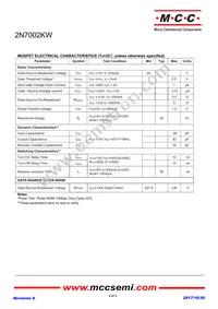 2N7002KW-TP Datasheet Page 2