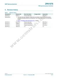 2PA1576R/ZLX Datasheet Page 5