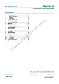 2PB709ART Datasheet Page 11