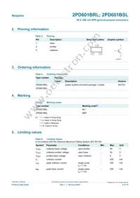 2PD601BSL Datasheet Page 2