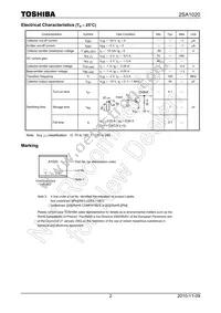 2SA1020-Y Datasheet Page 2