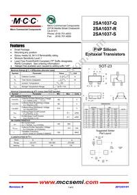 2SA1037-S-AP Datasheet Cover