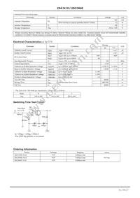 2SA1418S-TD-E Datasheet Page 2