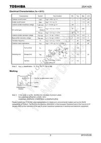 2SA1429-Y(T2TR Datasheet Page 2