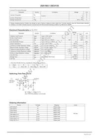 2SA1593S-TL-E Datasheet Page 2