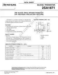 2SA1871-T1-AZ Datasheet Page 3