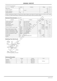 2SA2040-TL-E Datasheet Page 2