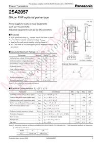 2SA20570P Datasheet Cover