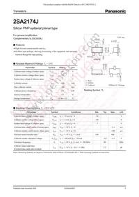 2SA2174J0L Datasheet Cover