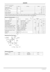 2SA2205-E Datasheet Page 2