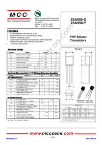 2SA950-O-AP Datasheet Cover
