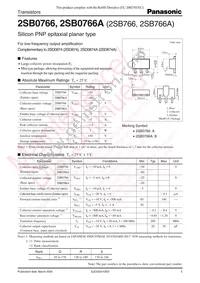 2SB07660RL Datasheet Cover