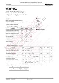 2SB0792ASL Datasheet Cover