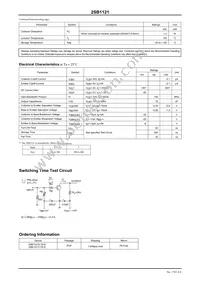 2SB1121S-TD-E Datasheet Page 2