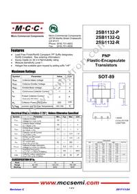 2SB1132-R-TP Datasheet Cover