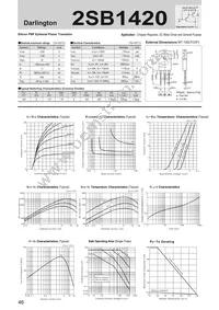 2SB1420 Datasheet Cover