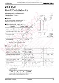 2SB143400A Datasheet Cover