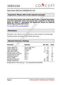 2SB315A-2MBI800U4G-120 Datasheet Page 2